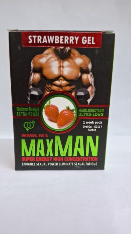 Maxman Strawberry Gel Lowest Price In Dubai