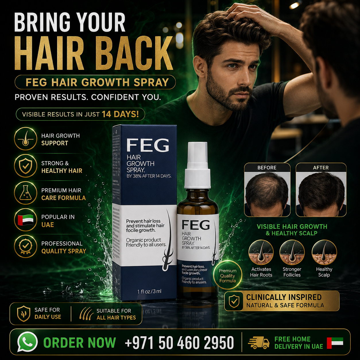 FEG Hair Growth Spray FEG Hair Growth Spray
